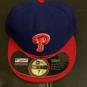 New Era Philadelphia Phillies Blue and Red Cap